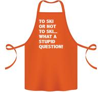 Per Sci O Non Per ? Che Stupido Punto di Domanda Cotone Grembiule 100% Biologico