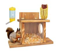 per scoiattoli - Sala da pranzo invernale all'aperto da 30 cm, Rifugio per picnic per scoiattoli, decorazione di alberi da giardino, stazione snack di mais e arachidi, Patio, e