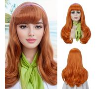 per Scooby-Doo per la parrucca di Daphne Parrucca Cosplay per donna Parrucca sin
