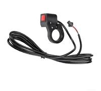 Per scooter elettrico e manubrio Ebike OnOff Rocker Switch Raccordo 22 5 mm Manubrio Materiale PVC Filo 1500 mm per un comodo controllo