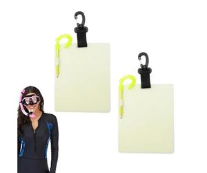per Scrivere Immersioni - di Scrittura, Blocco Note sotto- | E Clip, Strumento di Comunicazione Immersione Sostenibile, Accessorio di Allenamento Leggero per I Subacquei