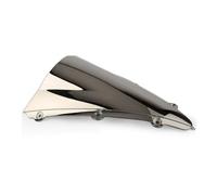Per Scudo Protettivo Per Yamaha Parabrezza Diffusore Paravento moto | Per Yamaha Per YZF R1 2004-2006 schermo Double Bubble parabrezza deflettore protettore WindScreen(Argento)