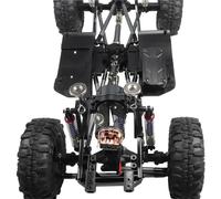 Per Scx10 Ii 90046 1/10 Front Mount Trasmissione Planetaria Caso Di Trasferimento Piastra Paramotore Albero Motore Cambio Set RC Telaio Parti