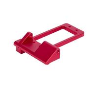 Per SCX10 III Per AR45P Assale Per LCG 1/10 CNC Alluminio Assale Anteriore BTA Servo Mount Basso Centro Di Gravità RC Car Per Telaio Parti Di Aggiornamento Accessorio Per Auto RC(Red)