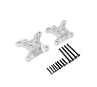 Per SCY 16101 16102 16103 16106 16201 PRO 1/16 Raccordi Anteriori Posteriori In Metallo Ad Alta Velocità Staffe Ammortizzatori Parti Aggiornate Auto RC Parti Riparazioni RC(Silver)