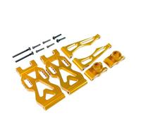 Per SCY 16101 16102Pro 16103 Braccio Sospensione Lega Alluminio Ruota Asse Posteriore Del Sedile Parti In Metallo Per Auto RC Accessori Per L'aggiornamento Del Sedile RC Ricambi Accessori(Yellow)