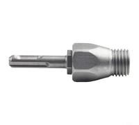 per SDS Plus per pergolato adattatore/per martello elettrico/biella in lega per punte diamantate fino a 63 mm/gambo rotondo o quadrato trapano strumento convertitore grigio (adattatore manico rotondo)