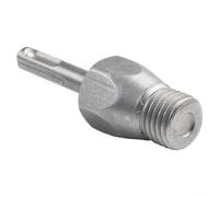 per SDS Plus per pergolato adattatore/per martello elettrico/biella in lega per punte diamantate fino a 63 mm/gambo rotondo o quadrato trapano strumento convertitore grigio (adattatore manico quadrato