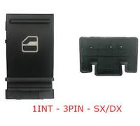 Per Seat Leon 09.05>02.13 Pulsante Alzacristalli Porta Ant Dx Post. Sx=Dx 3pin