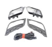 per Seat Ibiza 2013-2017 Fendinebbia paraurti Anteriore con lampadine, griglia di Copertura e Cablaggio Elettrico Fendinebbia paraurti Anteriore (Montaggio)