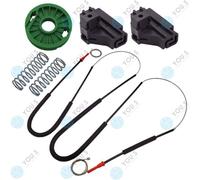 Per SEAT IBIZA II 6K 2/3 Porte Kit Riparazione Alzavetro Cavo - Davanti Destro