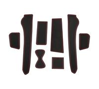 Per Seat Per Cupra Per Born 2022 2023 2024 Tappetini Antiscivolo Per Interni Auto Tappetino Scanalature Porta Tazze Cuscino Antipolvere Sottobicchieri Tappetino Antiscivolo Cancello(Rosso)
