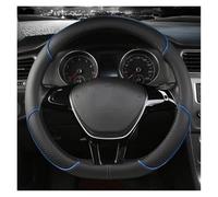 Per Seat Per Leon Ⅲ Per Hatchback Per Coupe ST 2012 2013 2014-2020 In fibra di carbonio Pelle sottile Assorbe il sudore ComFort Coprivolante per auto(Black Blue)