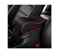 Per Seat Per Leon ST Per Cupra R Mk3 4 Per Ibiza 6l 6j Per Altea Per Arona Per Exeo Auto Bracciolo Pad Console Box Mat RESPUNEKBAH(Black-Red Line)
