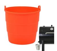 per secchio per grill, fodere antigoccia per barbecue, inserti per vassoio grasso, rivestimento riutilizzabile per secchio affumicatore, vassoio raccogli grasso resistente, accessorio per