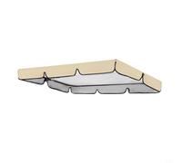 Per sedia a dondolo di ricambio per sedia a dondolo standard a due posti e tre posti da giardino all'aperto per altalene a base di poliestere (beige)