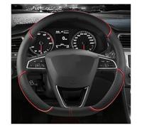 Per Sedile Per Tarraco Per Arona Per Ateca Per Ibiza Per Toledo Per Mii Per Leon Per Arosa Per Exeo St Car Wheel Wheel Cover 38cm Coprivolante(RED D SHAPE)
