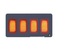 per sedile riscaldato - Scaldino portatile alimentato tramite USB | Riscaldatore per sedia da ufficio e da stadio per comfort e calore | Tappetino riscaldante - Bleacher sportiva