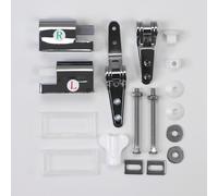 Per Sedile WC Soft Close Cerniere Set di Ricambio per Sedile WC Standard Adatto