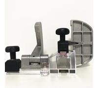 Per sega da tavolo scorrevole, deflettore d'ingrandimento per una migliore percezione della linea del righello e interpretazione della scala della macchina di bordatura (25 mm, 2 fori)