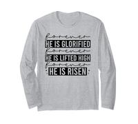 per Sempre è glorificato Dio Cristiano Uomini & Donne cristiani Maglia a Manica