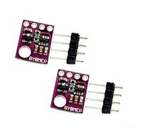 per sensore di pressione barometrica bmp280, confezione da 2 pezzi, tracciamento dell'altitudine ad alta precisione I2C per interfaccia spi PCB viola 14 x 11 mm (GY-BMP280-5V)