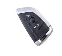 Per Serie 1 2 7 X1 X5 X6 X5M X6M F15 F16 G30 Serie 7 G11 X1 F48 F39 Custodia Per Portachiavi Auto A 3 E 4 Pulsanti JUNOOS(F -black-3BT)