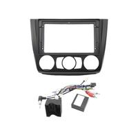 Per Serie 1 E81 E82 E87 E88 2008-2012 Mascherina Autoradio 9 Pollici Cornice 2DIN Montaggio Su Cruscotto Cavo Adattatore Canbus QAQMHVCVB(Manual Set)