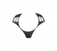 Per Serie 1 E81 E82 E87 E88 2008-2013 Finitura Per Volante Auto | Adesivi di copertura per pannello pulsanti(Carbon Fiber look B)