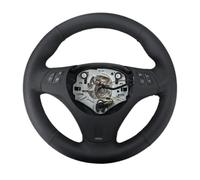 Per Serie 1 Per E81 Per E82 Per E87 Per E88 Per La Serie 3 Per E90 Per E91 Per E92 Coprivolante Traspirante Cucito A Mano Accessori Protettore Volante Auto(Red Thread)