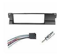 Per Serie 3 E46 1998-2005 Kit Rivestimento Cruscotto Con Pannello Stereo DVD Cornice Audio Surround, Piastra Autoradio 1 DIN Singola Cornice pannello(Fascia con cablaggio)