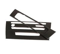 Per Serie 3 E90 E91 2005-2006 Copri-Pomello Del Volante Del CD Dell'Aria Condizionata Adesivi Accessori RESPUNEKBAH(Carbon Fiber look)