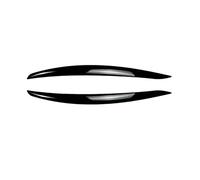 Per Serie 3 E92 E93 Coupé Convertibile Pre-LCI Fari Sopracciglia Palpebre Adesivi 3D Accessori Per Auto Finitura copertura palpebra sopracciglio(Nero lucido)