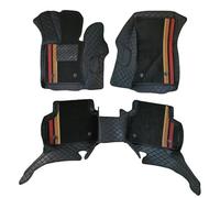 Per Serie 5 2010-2016 F07 Larghezza Carreggiata Sedile Conducente 36 Cm/14,17 Pollici Tappetini Auto A Copertura Totale Tappetini A Doppio Strato Set cuscinetti per i piedi