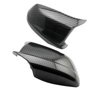 Per Serie 5 F10 F11 F18 2010-2013 Pre-LCI Nero Fibra Di Carbonio Look Specchietto Retrovisore Caps Porta Ala Copertura Di Ricambio 1 Coppia(Carbon Fiber Look)