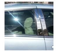 Per Serie 7 E65 E66 745d 750i 2002 2003 2004 2005~2008 Adesivo Pillar Posts Accessori Auto Porta Finestra Trim Cover Pilastri lucidati(ARGENTO)