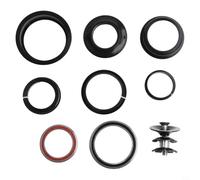 per serie Sterzo Alluminio Leggero Cuscinetti Silenziosi per | Guscio CNC in lega alluminio, cuscinetti acciaio sigillati, rotazione silenziosa e , leggero(Black 44-56MM)