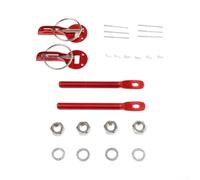 per serratura Cofano Auto in Lega di Alluminio, Kit Ganci per | Sicurezza Cappuccio per Tuning e Corsa, Fissaggio Anti-Sollevamento per Auto