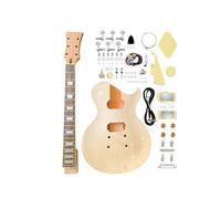 Per Set Semilavorato Per Chitarra Elettrica LP Corpo E Manico Per Chitarra Elettrica Assemblati A Mano Dipinti A Mano Per Chitarra Elettrica Fai-da-te (Color : Solid wood)
