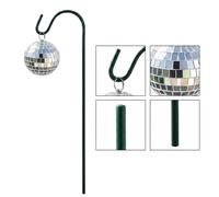 per sfera discoteca per solare finitura argento per illuminazione per giardino e