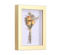 Per Shadow Box 5x6.7 Pollici Cornice Espositiva 2cm Profondo Foto Oro