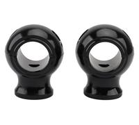 Per Shadow Per Dyna Per Chopper Per Bobber Universale 1-1/4" 32mm Morsetto Riser Manubrio Moto Fat Round Supporto Rialzante Manubrio Riser Clamp(Black)