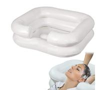 per shampoo gonfiabile - Vaschetta per lavare i capelli portatile, comodino | Design confortevole per anziani con uso su sedia a rotelle, lavaggio a senza chinarsi, facile pulizia, adatt