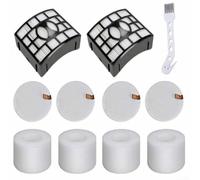 Per Shark NV601UK NV601UKT NV600UK NV700UK NV700UKT Set di 2 filtri, 4 x schiuma, 4 x filtri in feltro per una pulizia ottimale