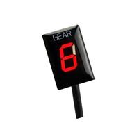 Per Shiver 750 Per RSV Per Mille Per Tuono Per RS 125 Per RSV4 Per SL1000 Per Falco Indicatore Di Marcia Del Motociclo Display Della Velocità A Livello 1-6 Cambio Leva Monitor(Red)