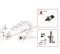 Per Shogun Sport KS1 2.4D Tubo Carburante Interruttore & a Ventosa Valvola 2015+