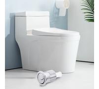 Per Siamp 45 Pulsante di Ricambio per Cisterna WC per 34455009 Argento