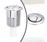 Per Siamp 45 Pulsante Scarico Cisterna WC Doppia Funzione per 34455009 Argento