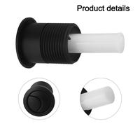 per Siamp per 45 Pulsante WC di Ricambio Cromato Doppio Scarico per 34455009