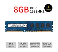 Per SKHynix 8GB 4GB 2GB DDR3 1333MHz PC3-10600U 2Rx8 1.5V 240Pin Desktop RAM IT